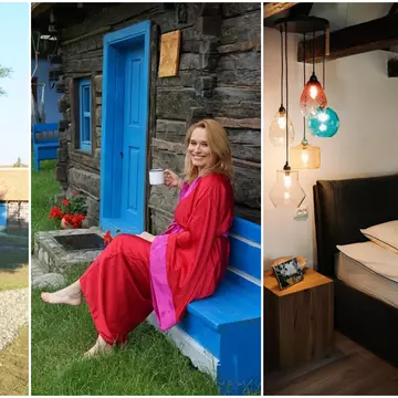 Cât costă un sejur în complexul turistic deținut de Andreea Esca la Sibiu. Imagini din interiorul căsuțelor rustice