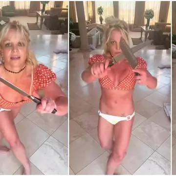 Britney Spears a apărut bandajată pe Instagram, după un dans controversat cu cuțite. „Este incredibil de trist” / Video