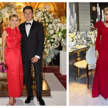 Cât au costat rochiile pe care Elena Gheorghe le-a purtat la nunta fratelui ei. Artista a fost nașa lui Costin Gheorghe