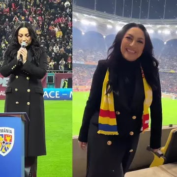 Câți bani a primit Andra ca să cânte imnul la meciul dintre România și Elveția. „Răspund cu cea mai mare plăcere”