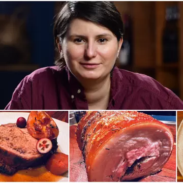 Cristina Mălai de la "Chefi la Cuțite" ne propune 4 rețete pentru masa de sărbători. Trucuri pentru cea mai bună friptură de porc