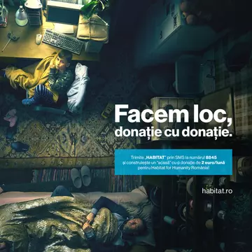 Împreună facem loc, donație cu donație – O nouă campanie de strângere de fonduri de la Habitat for Humanity România