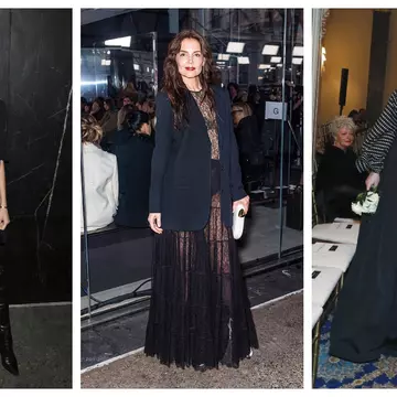 Katie Holmes, apariție surprinzătoare într-o ținută transparentă la New York Fashion Week. Cum s-au îmbrăcat celelalte vedete