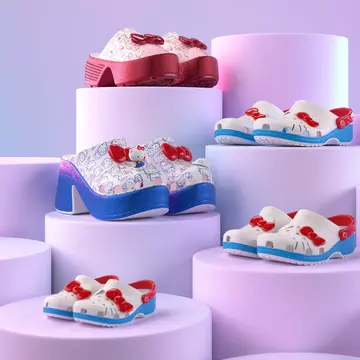 Crocs o aniversează pe Hello Kitty