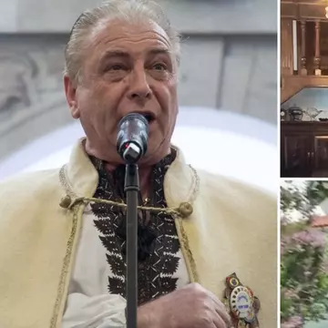 Cum arată vila lui Nicolae Furdui Iancu de la Alba Iulia. E o combinație între stilul clasic și cel modern. Are piscină și mult spațiu verde