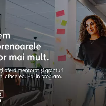Femeile antreprenor pot câștiga sesiuni de mentorat, coaching și granturi de 10.000 euro în cadrul programului She's Next, lansat de ING Bank și Visa, în parteneriat cu Impact Hub Bucharest
