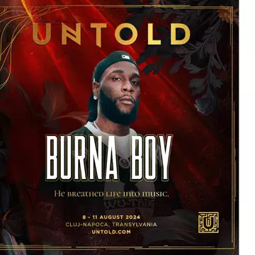 Artistul fenomen al momentului, BURNA BOY, vine în premieră în România la Untold