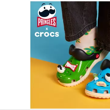 Pringles și Crocs combină moda cu gustul într-o colecție globală delicioasă