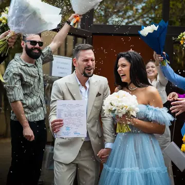Vlad Gherman și Oana Moșneagu s-au căsătorit civil: „Începe o nouă etapă”