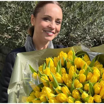 Ce grădină de vis are Andreea Marin! Imagini din curtea vedetei. "Zile în care natura se împodobește"