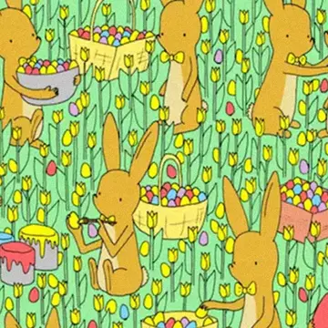 Ai doar 30 de secunde la dispoziție să găsești puiul de găină din această iluzie cu tematică de Paște! Ai reușit?