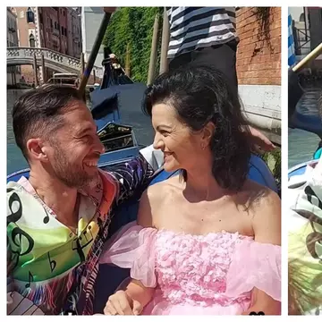 Dinu Maxer a cerut-o de soție pe Magdalena Chihaia. Primele imagini cu inelul de logodnă