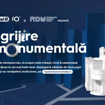 Oral-B lansează, în cadrul Romanian Design Week, “Harta îngrijirii monumentale” - o colecție de clădiri de valoare ale Bucureștiului