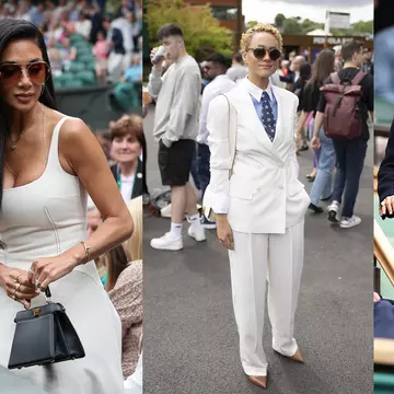 Parada modei în tribune la Wimbledon 2024. Ce ținute au purtat Salma Hayek și soțul ei, David Beckham și Nicole Scherzinger / Galerie foto