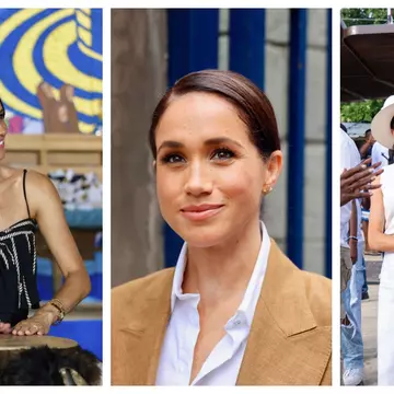 Meghan Markle, cu bijuterii în valoare de 52.000 de dolari, în Columbia. Ducesa de Sussex și Prințul Harry au uitat de protocol și s-au sărutat în public