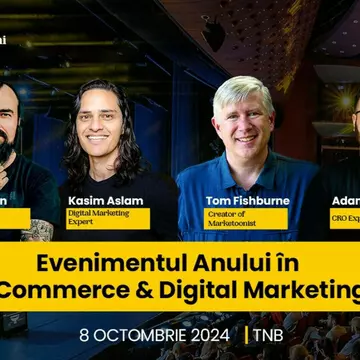 Agenda GPeC SUMMIT 8 Octombrie este publicată: 19 speakeri și 9 ore de content practic despre tot ce e important în E-Commerce și Digital Marketing