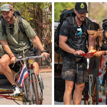 Victor Slav și Selina s-au răsturnat cu bicicleta în lac, la Asia Express: „M-au trecut toate stările de panică, frică, realizare a momentului”