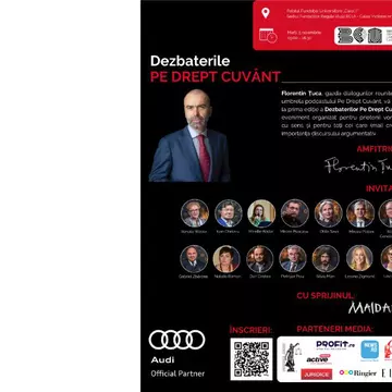 Cunoscutul avocat Florentin Țuca organizează prima ediție a Dezbaterilor „Pe Drept Cuvânt”