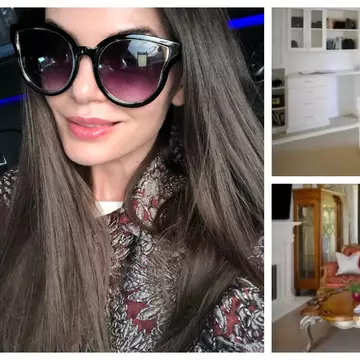 Cum arată interiorul vilei în care locuiește Monica Gabor în America. Are o piscină uriașă, o vinotecă și o baie ca în filme