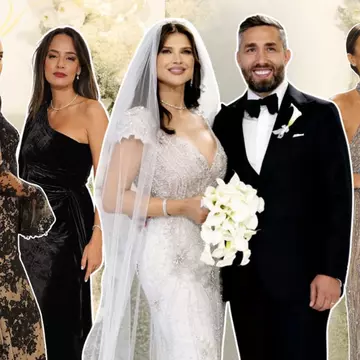 Cum s-au îmbrăcat vedetele la nunta actriţei Monica Bîrlădeanu cu Valeriu Gheorghiţă. Andreea Marin şi Andreea Raicu, printre cele mai spectaculoase apariţii
