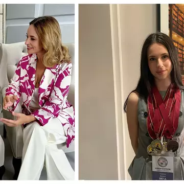 Andreea Marin, mândră de fiica ei, Violeta Bănică. Adolescenta s-a întors acasă cu 9 medalii de aur și argint: „Mintea ei lucrează în paralel”