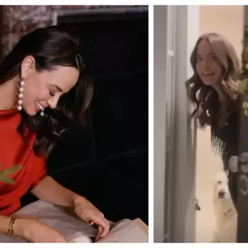 Cum și-a decorat Andreea Raicu casa de Crăciun. Vedeta a ales globuri albe și argintii pentru brad