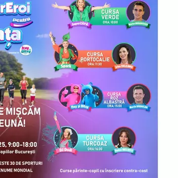 Copiii și părinții pot fi SuperEroi pentru Viață alături de campioni de renumemondial