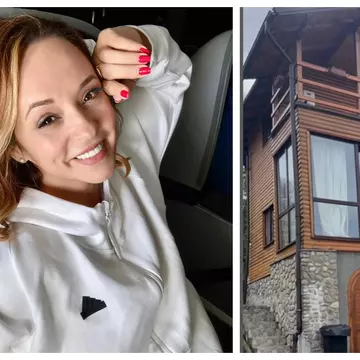 Noi imagini cu spectaculoasa vilă a Andreei Marin din Telega. "Am construit casa în urmă cu aproape un sfert de secol!" / Foto