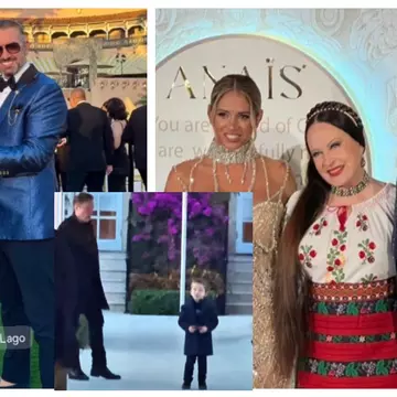 Dragoș Sprînceană și-a botezat fiica în reședința lui Donald Trump. Ce vedete au fost prezente la Mar-a-Lago