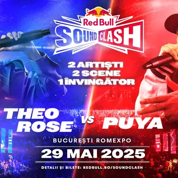 Theo Rose vs. Puya: duelul care aprinde scena la Red Bull SoundClash 2025