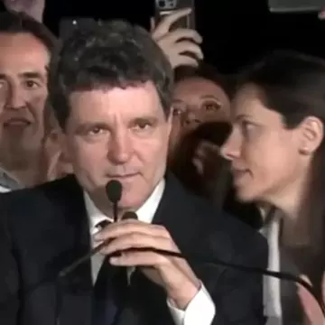 Ce i-a șoptit Mirabela Grădinaru lui Nicușor Dan la ureche, după ce a câștigat alegerile