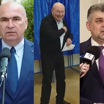 Ilie Bolojan, Traian Băsescu, Klaus Iohannis și Marcel Ciolacu, declarații de la vot. „Vremurile liniștite au apus” / „Astăzi am ales ordinea și nu haosul”