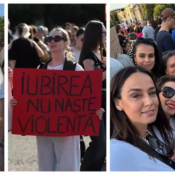 Delia, Irina Rimes, Adda și Theo Rose, printre vedetele care au participat la protestul din Piața Victoriei, după moartea Teodorei Marcu