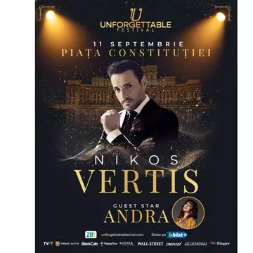 Nikos Vertis și Andra: Duetul pasiunii și al emoției, în premieră la Unforgettable Festival 2025