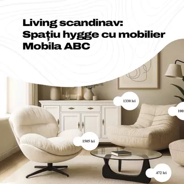 Ce înseamnă un living scandinav?