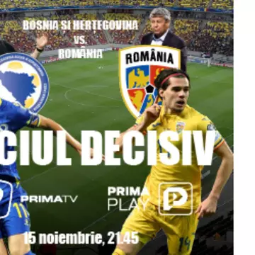Un singur glas, o singură țară: Hai România, la Mondial! Susține și tu Naționala! Mesajul tău ajunge la “tricolori”. Bosnia - România, LIVE pe Prima TV. Câștigăm împreună!