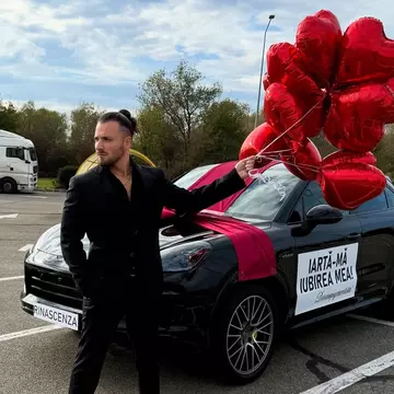 Cine este bărbatul care a plimbat prin tot Clujul un Porche pe care scria „iartă-mă, iubirea mea!”. Este o persoană celebră