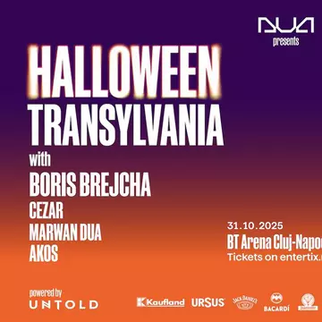 Cea mai tare petrecere de Halloween din Transilvania cu Boris Brejcha într-un show special by DUA & UNTOLD