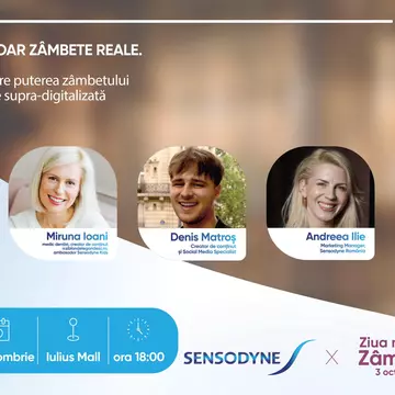 #farafiltre: Sensodyne celebrează Ziua Mondială a Zâmbetului printr-o campanie dedicată conexiunilor reale într-o lume supra-digitalizată
