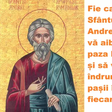 Mesaje de Sfântul Andrei 2025 - ce se urează de Sfântul Andrei