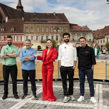 Gabi Tamaș, apariție surpriză surpriză la Chefi la cuțite. Jurații gătesc în Piața Sfatului din Brașov