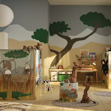 Trăiește aventura savanei africane acasă, cu noua colecție pentru copii SANDLÖPARE de la IKEA