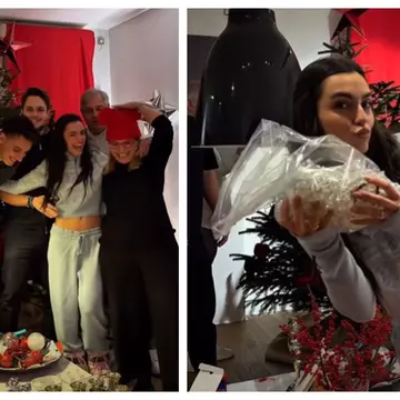 Iubitul Alexiei Eram a împodobit bradul cu familia influenceriței. Cum a fost primit de Andreea Esca