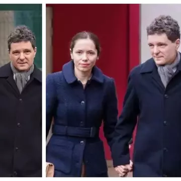 Mirabela Grădinaru, apariție elegantă la secția de votare. Cum s-a îmbrăcat partenera lui Nicușor Dan