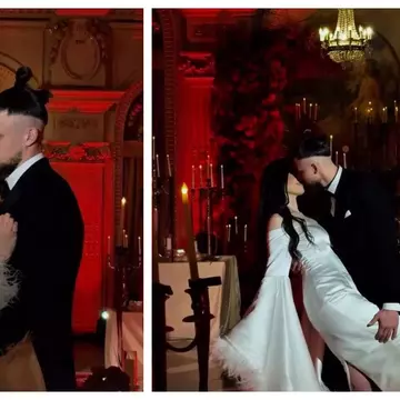 Cât costă rochia de mireasă a Ioanei Stan, purtată la nunta cu Radu Drăgușin. Mirii au ales un tort aparte