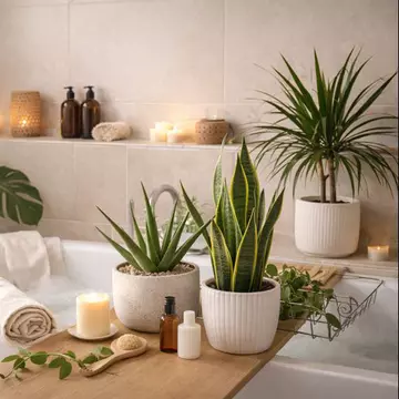 Plantele care transformă baia într-un spațiu de relaxare și răsfăț