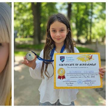 Ce talente aparte are fiica Elenei Udrea. Eva a câștigat două premii importante: „Sunt atât mândră de tine!”