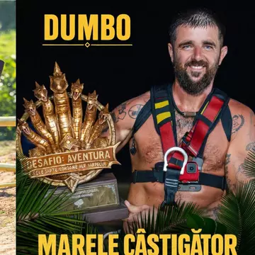 Dumbo, câștigătorul Desafio: Aventura, premiu de 150.000 de euro: "O parte din bani îi voi da colegilor". Ce vrea să facă cu restul / Exclusiv