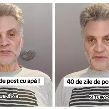 Cum arată Mihai Onilă după 26 de zile de post cu apă. Artistul a avut probleme: „Am avut un fel de bacterie”