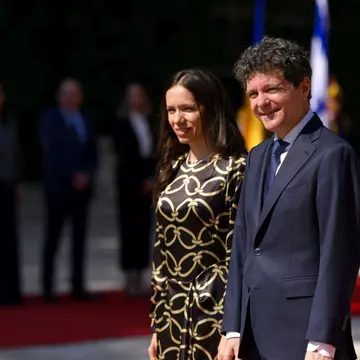 Lecție de stil la Palatul Cotroceni. Cum s-a afișat Mirabela Grădinaru la întâlnirea cu președintele Israelului
